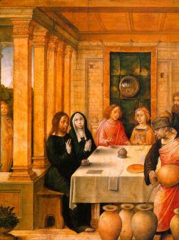 Juan De Flandes : The Marriage Feast at Cana